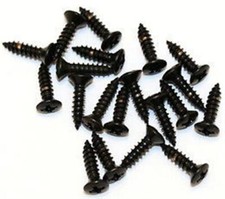 BLACK PICKGUARD SCREWS FENDER Guitar Bass STRAT TELE P