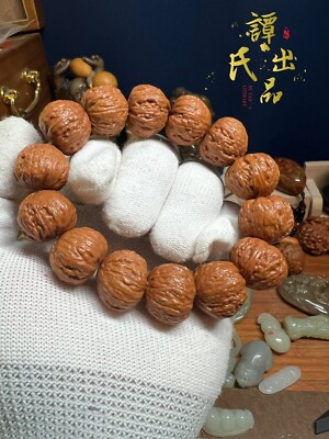 18+×19+×17mm Chinese Small Walnut Bracelet Collection纯野生小秋子