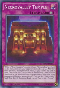Necrovalley Temple - MP19-EN205 - Common - 1st Edition x3 - Near Mint
