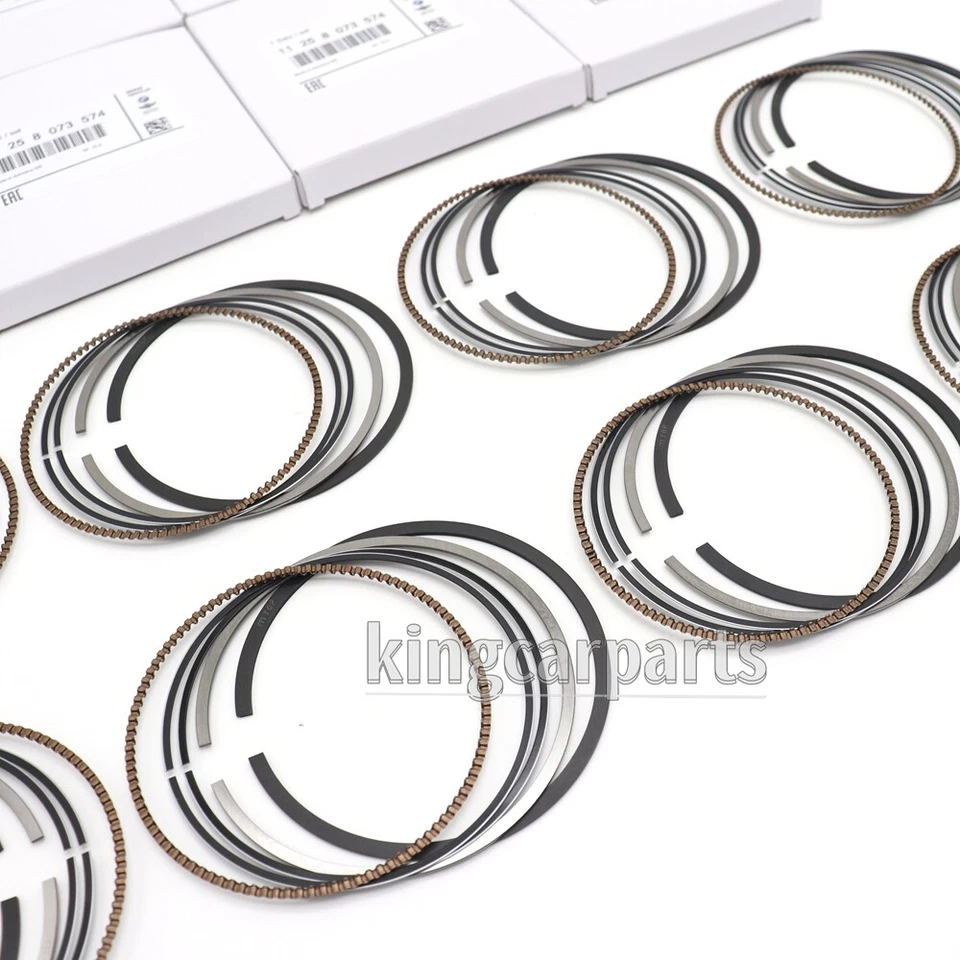 Juego de 8 anillos de pistón 11257649927 OEM Φ89,00 mm para BMW M5 M6 X5 X6 550i N63 4,4 L Foto 2 de 3