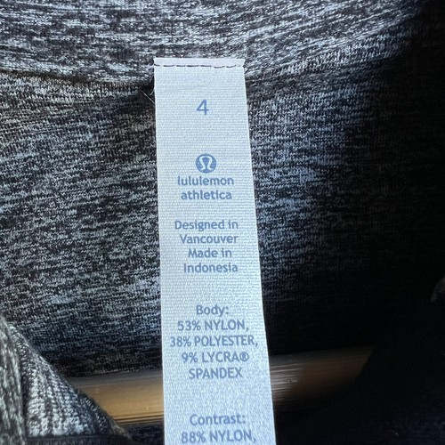 Lululemon Run Your Heart Out Half Zip Pullover Ruffle Detail Jacket Grey, Size 4 - Picture 7 of 10