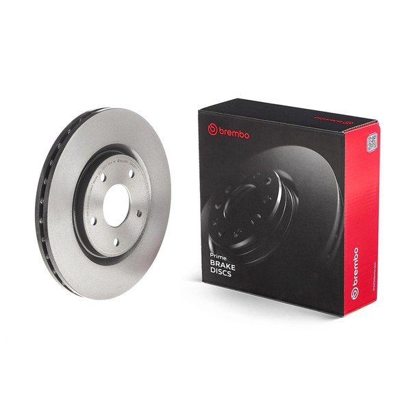 2X Bremsscheibe Prime Line - UV Coated Brembo 09.N248.11 FüR Fiat Lancia Dodge 5-image