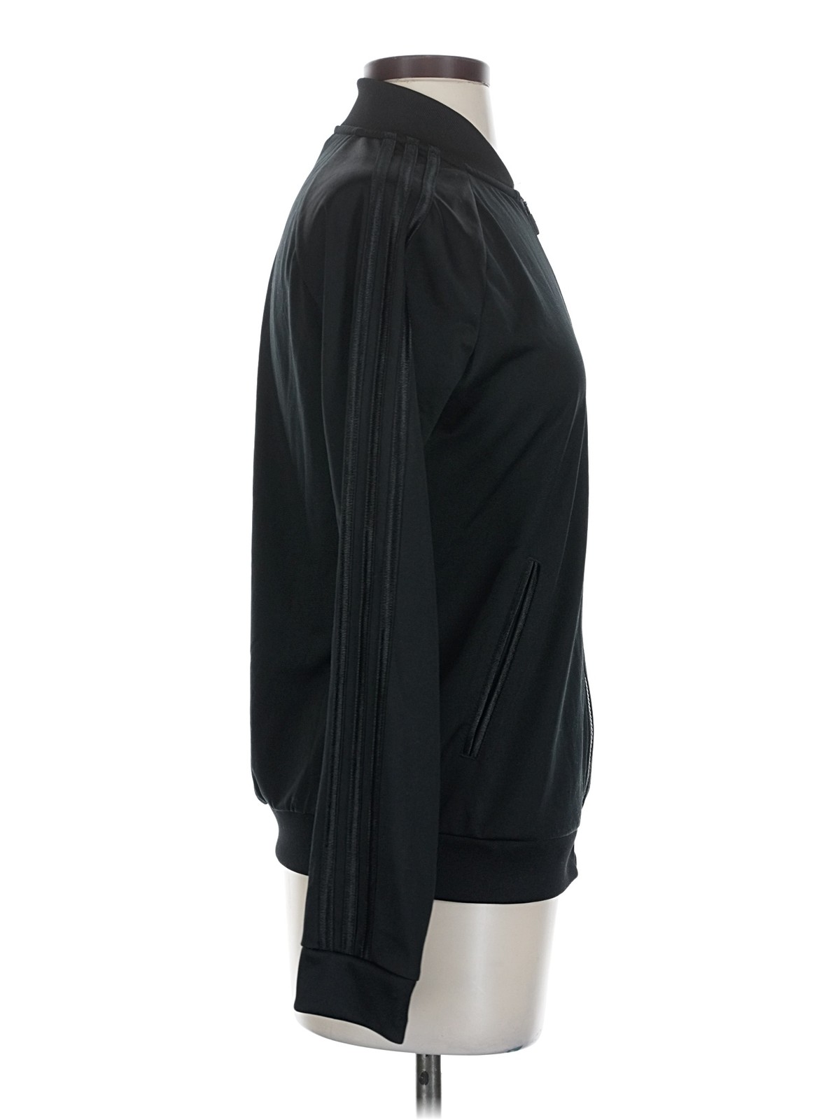 Adidas Women Black Track Jacket S thumbnail 3