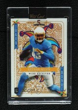 2023 Wild 5 Card Draw Stacked Deck Holo-Lux Orange Mojo Foil 1/1 Keenan Allen