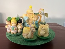 Enesco Precious Moments Christmas Nativity Miniature Tea Set 1998 Vintage