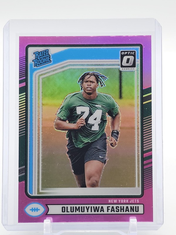 OLUMUYIWA FASHANU 2024 DONRUSS OPTIC PINK PRIZM RATED ROOKIE #330 Q5099