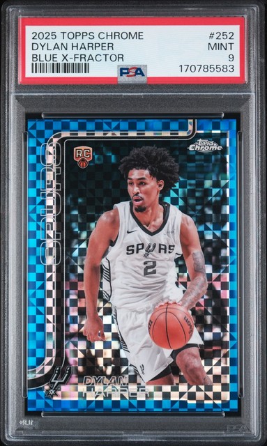 Dylan Harper 2025 Topps Chrome X-Fractor