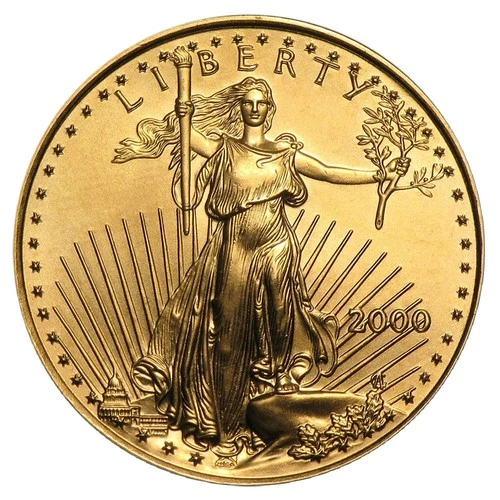 2000 $10 American Gold Eagle 1/4 oz Brilliant Uncirculated