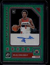 2023-24 Donruss Optic Basketball Bilal Coulibaly #SS-COU Signature Series Green