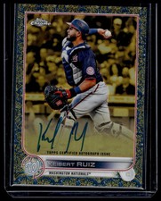 2022 Topps Gilded Collection #GEA-KR Keibert Ruiz Gold Etch Auto Blue /50 Nats