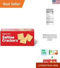 16 Oz  Saltine Crackers - Affordable Snack Essential for Every Home