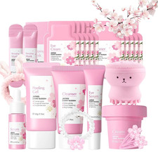 Sakura Skin Care Set Geschenke, 21Pcs Korean ...