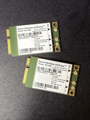 Lot of 2 Sierra Wireless AirPrime MC7455 4G LTE Advanced mPCIe Modems #2