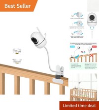 Tool-Free Installation Baby Monitor Mount with 15.7" Adjustable Gooseneck Arm