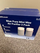 Blueair Blue Pure Mini Max Air Purifier 2 Pack, New Open Box