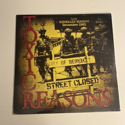 Toxic Reasons Live Berkeley Square December 1981 Sealed Vinyl LP