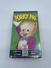 Porky Pig VHS VCR Tape New Sealed Cartoon Daffy And Dinosaur