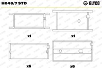 NEU - Glyco H048/7STD Kurbelwellenlager