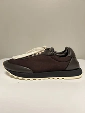 The Row Owen Runner Sneakers Brown Mesh Suede Women’s EU 37.5 US 7.5 UK 4.5