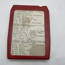 Various Artists, 8-track Cassette Tape Mixed Tape of Christmas Songs