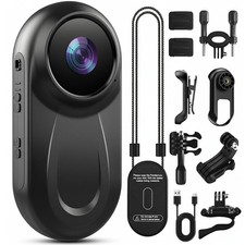 Mini Body Camera 1080P, 512G Thumb Vlogging Cam Hands-Free Recording, Action ...