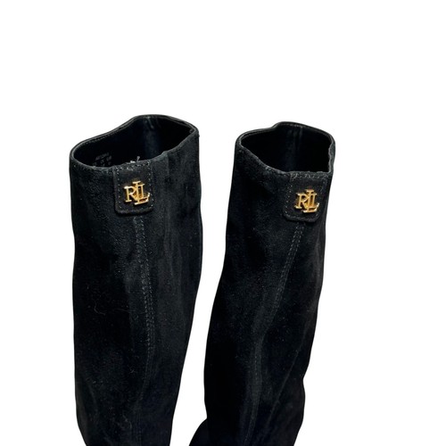 Botas holgadas de gamuza a media pantorrilla Ralph Lauren Artizan II para mujer talla 8 NUEVAS $220 - Imagen 7 de 9