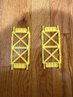 1972 GI JOE GIJOE Adventure Team Headquarters parts storage rack shelf Lot Of 2