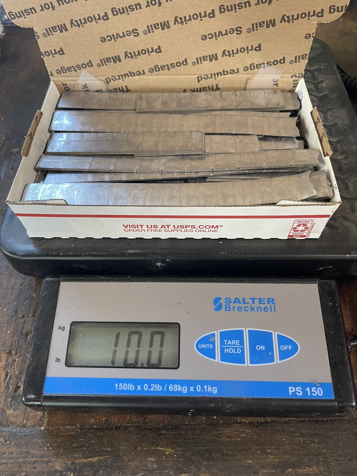 LETTERPRESS LEAD TYPE SPACERS CLEAN , RECYCLING,MELTING BULLETS, SINKERS 10LBS