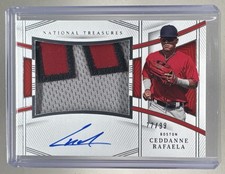 Ceddanne Rafaela 2023 National Treasures #110 Rookie Patch RC Auto /99