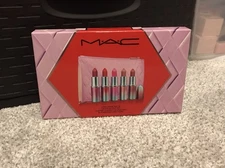 MAC Lipstick Less Is Bore Lip x5 Kit New In Box 100% AUTHENTIC Limited Edition