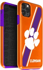 FOCO NCAA Clemson Tigers Hybrid Case for iPhone 11 Pro Max & XS Max (6.5")