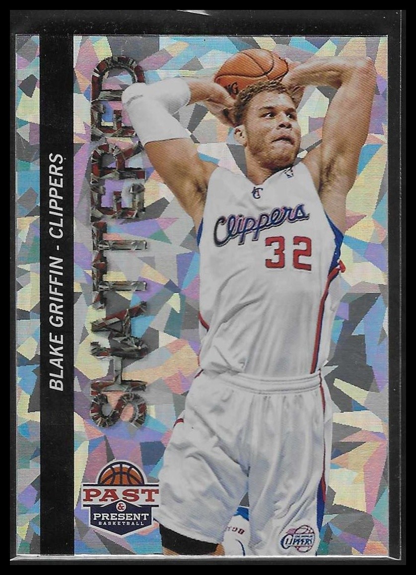 2012-13 Panini Past and Present Shattered Blake Griffin #24 Cracked Ice Clippers