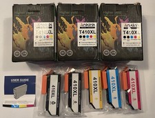 Ankink T410XL Ink Cartridges Non OEM 5 pack box x3.