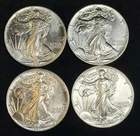 Lot Of 4 1987 American Silver Eagles .999 Fine Coins 4 Oz Total, No Reserve #12