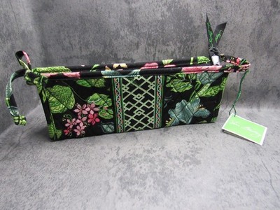 NWT Vera Bradley Small Bow Cosmetic Bag Botanica New with Tags. Approx 9''