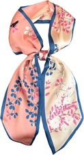 Head Scarf Hair Neck Scarves For Women Purse Bag Scarfs For Handbags Silky Long