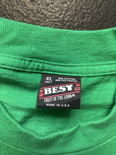 Vintage 90s Friends of Judge Claudia Gartin Michigan Single Stitch Green XL Vtg - Picture 5 of 8