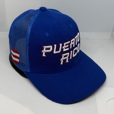 PUERTO RICO BASEBALL 3-D EMBROIDERED - PR FLAG CORDUROY TRUCKER SNAPBACK HAT