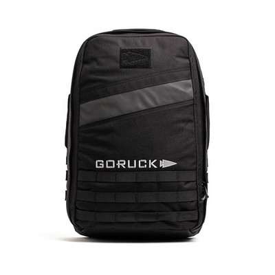 GORUCK Rucker 4.0 25L Black with White Embroidery - Purpose Built Rucking Bac...