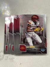 Lot (9x) CHASE SOWELL Iowa State 2025 Bowman University 1st Chrome card #123