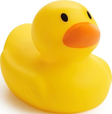 Adorable Yellow Rubber Duck with Safety Indicator - Perfect for Bath Time Fun