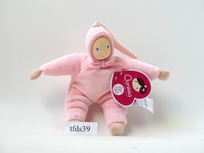 Tikiri Stoffp&uuml;ppchen rosa Babydoll Bonikka Organic Cotton Baby Puppe (T236)