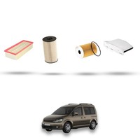 Hoffcar Set Service - 4 Filter FüR VW Caddy III (2C) 2.0 Tdi 81Kw Von 2010