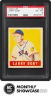 LARRY DOBY PSA 6 1948 LEAF BASEBALL #138 ROOKIE CARD RC SP RARE SHORT PRINT