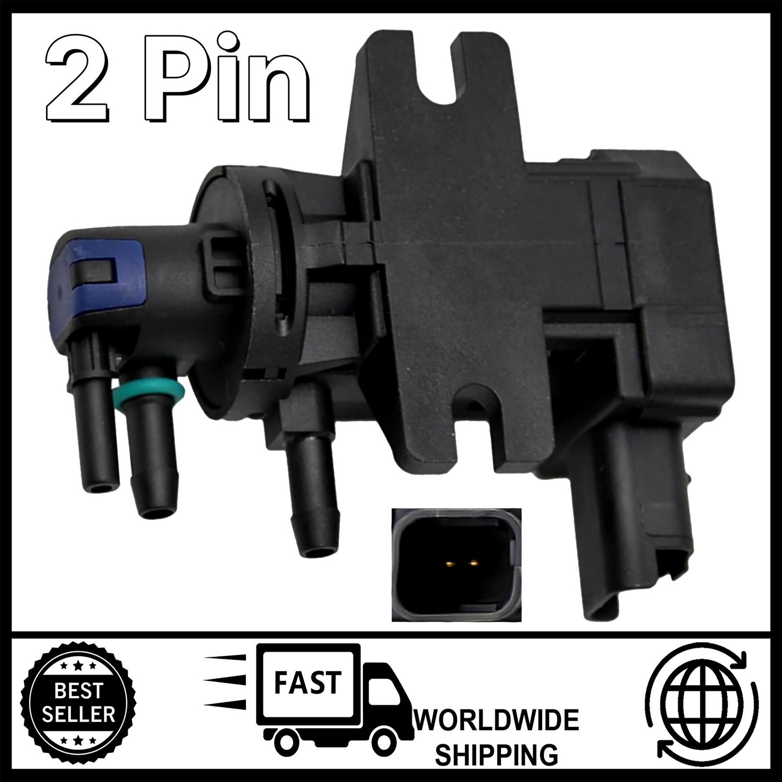 New Turbo Boost EGR Solenoid Valve 9801887680 FOR Peugeot & Citroën 1.6 2.0 HDi - Image 3