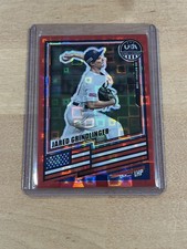Jared Grindlinger 2026 Panini USA Factory Set Red Pandora /39 #91