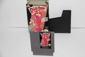 Who Framed Roger Rabbit Nintendo NES CIB With Poster Tested Works