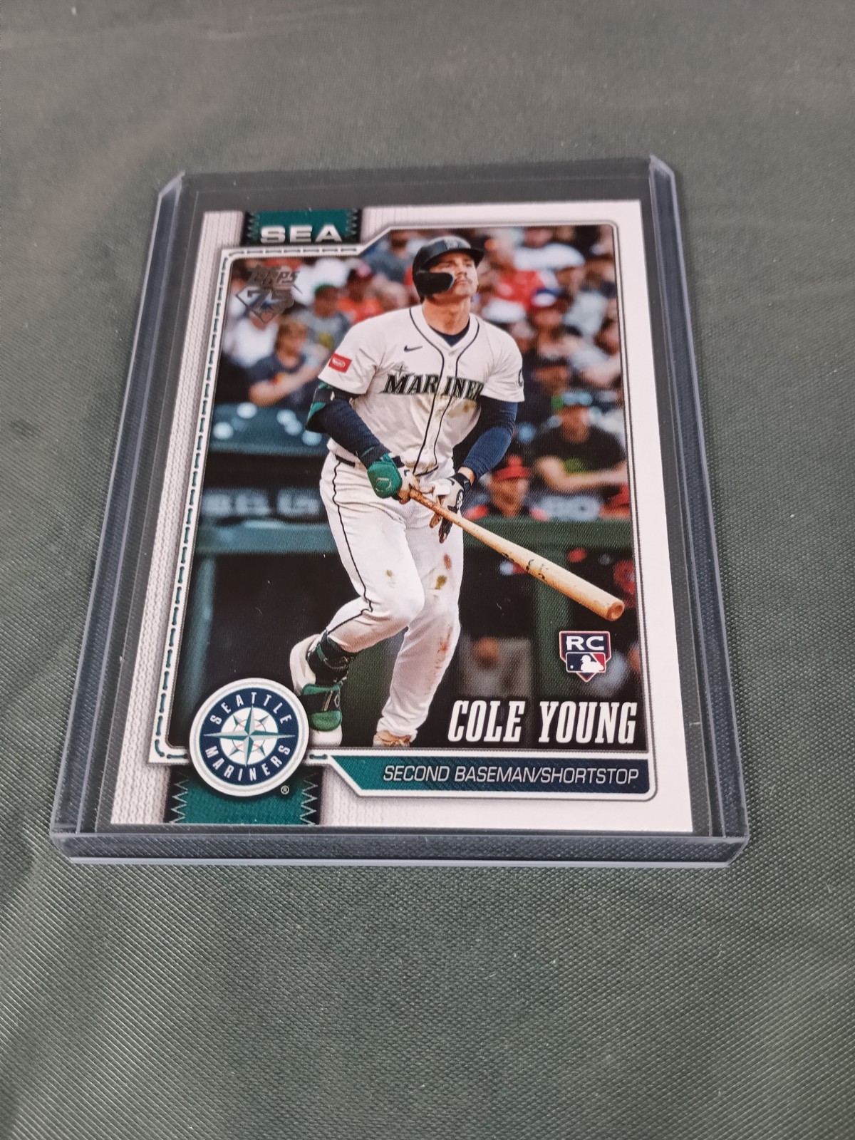2026 Topps Series 1 Cole Young (RC) #129 Seattle Mariners Excellent Condition.