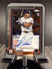 2025 Topps Chrome - Rookie Autographs Pedro Leon #RA-PL (AU, RC)