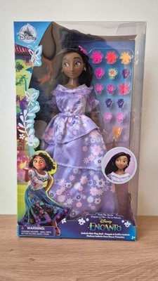Disney Encanto Isabela Haarspielpuppe mit Haarschmuck. Nagelneu.